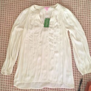 NWT Lilly Pulitzer silk top size small